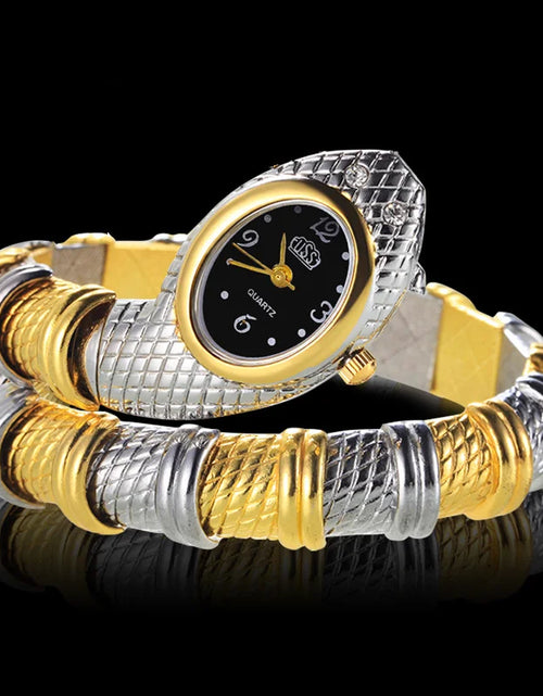 Load image into Gallery viewer, Women'S Snake Watch Women Watches Luxury Gold Women'S Watches Fashion Ladies Watch Clock Reloj Mujer Montre Femme
