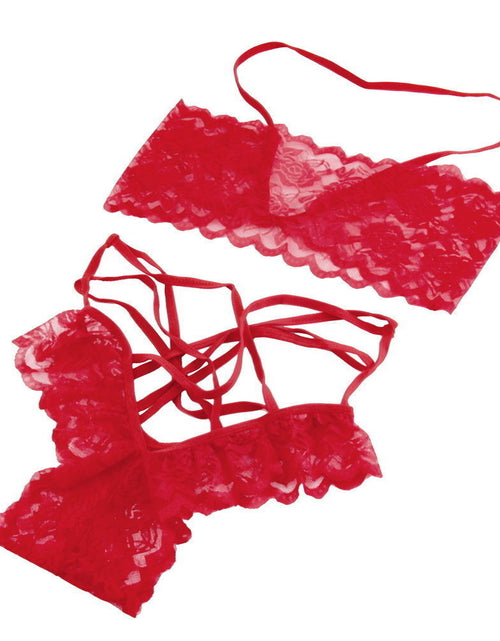 Load image into Gallery viewer, Women'S Sexy-Lingerie Lace Babydoll Bra Thong Set Sleepwear Underwear Nightwear
