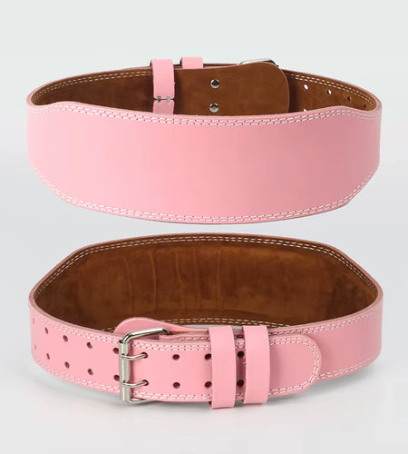 Weight Lifting Belt for Women 10.5Cm Width Gym Fitness Squats Belt Back Support Powerlifting, Cross Training, Workout Belt Pink