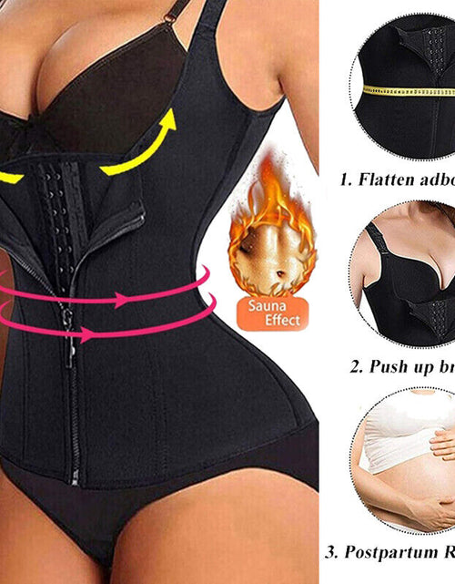 Load image into Gallery viewer, Women Shapewear Waist Trainer Slimming Vest Belly Control Body Shaper Sports Top
