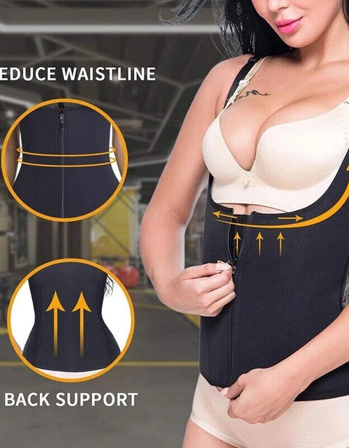 Load image into Gallery viewer, Women Shapewear Waist Trainer Slimming Vest Belly Control Body Shaper Sports Top
