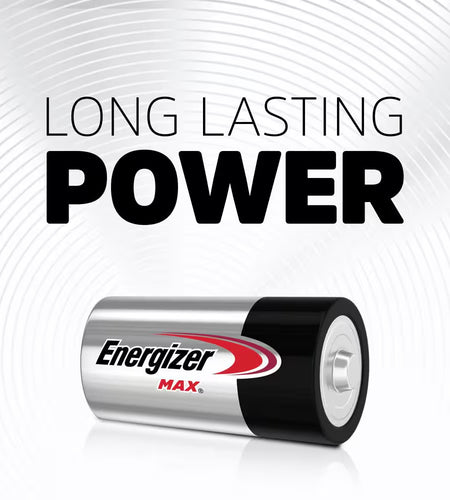 MAX C Batteries (8-Pack), C Cell Alkaline Batteries
