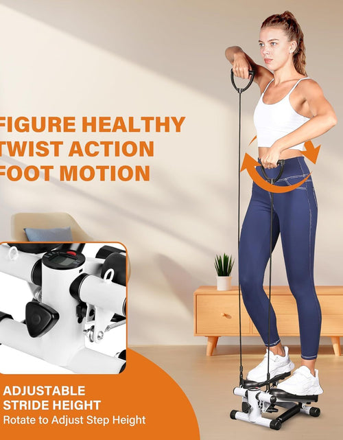 Load image into Gallery viewer, Steppers for Exercise,Mini Stepper with Exercise Equipment for Home Workouts NEW
