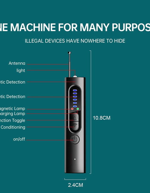 Load image into Gallery viewer, Hidden Camera Detectors, Hidden Devices Detector, Spy Camera Detector, Bug Detec
