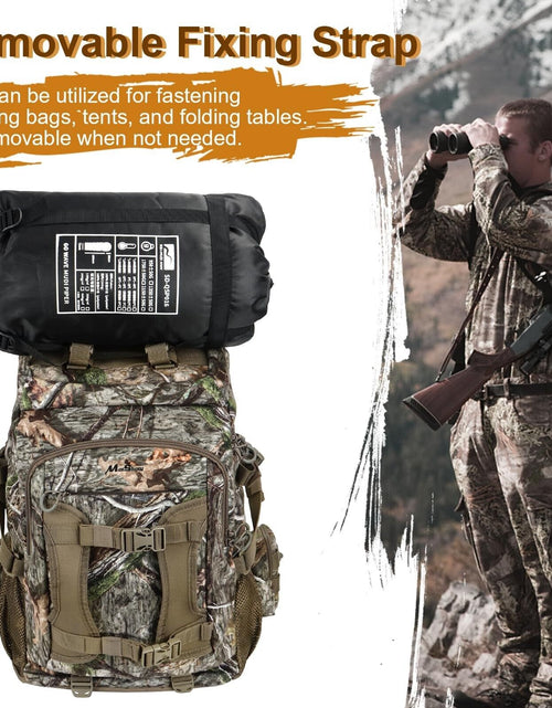 Load image into Gallery viewer, Hunting Backpack, Outdoor Hunting Pack with Rifle Holder, Hunting Backpacks F...
