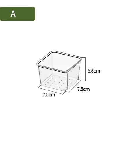 Clearnest Organizer – Transparent Anti-Scratch Drawer Storage Box for Cosmetics, Office & Home
