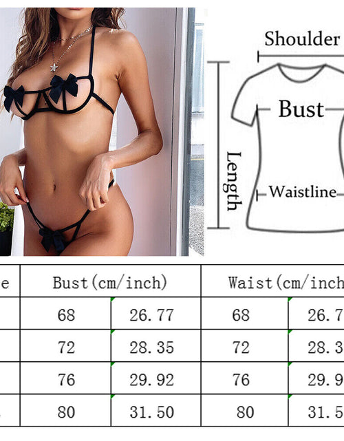 Load image into Gallery viewer, Women'S Sexy-Lingerie Lace Babydoll Bra Thong Set Sleepwear Underwear Nightwear
