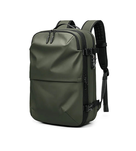 Men Travel Backpack Vacuum Compression 17 Inch Laptop Backpack Business Large Capacity School Backpack Expanded Hiking Backpack