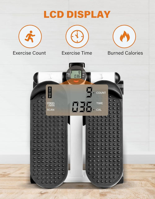 Load image into Gallery viewer, Steppers for Exercise,Mini Stepper with Exercise Equipment for Home Workouts NEW
