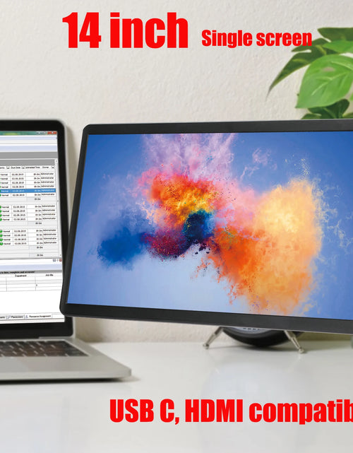 Load image into Gallery viewer, 12 Inch Laptop Dual Monitor 1920*1080 HD IPS LCD Dual Monitor Screen Extender Laptops for Macbook Huawei
